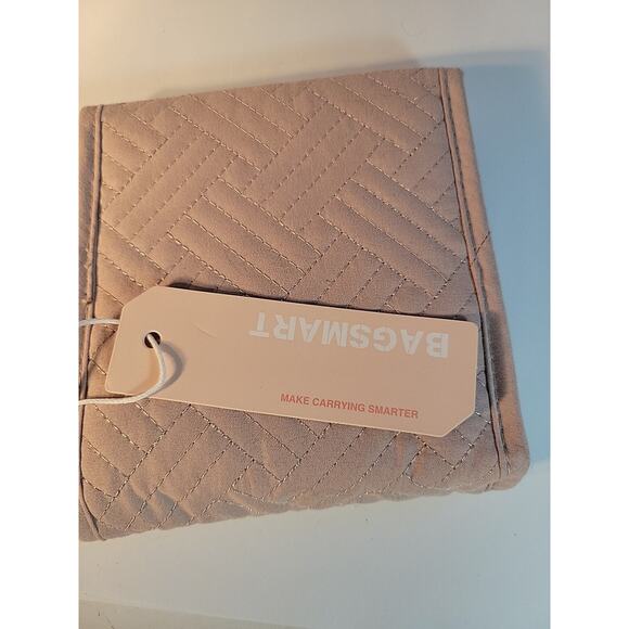 BAGSMART Pink Travel Jewelry Organizer Case Foldable Jewelry Roll BRAND NEW - Picture 9 of 9